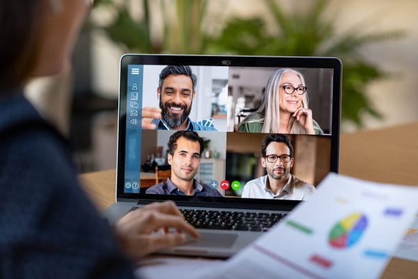Teams video conference call