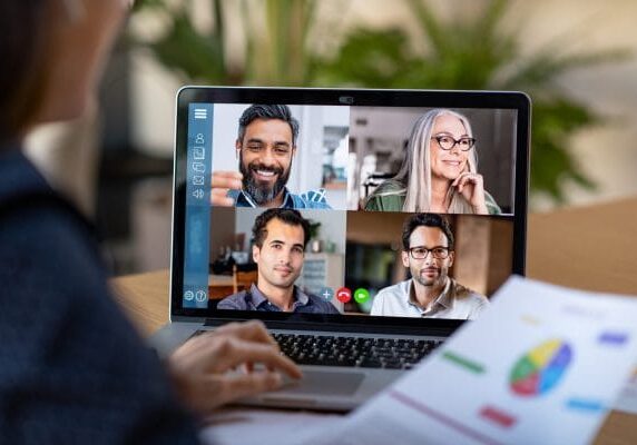 Teams video conference call